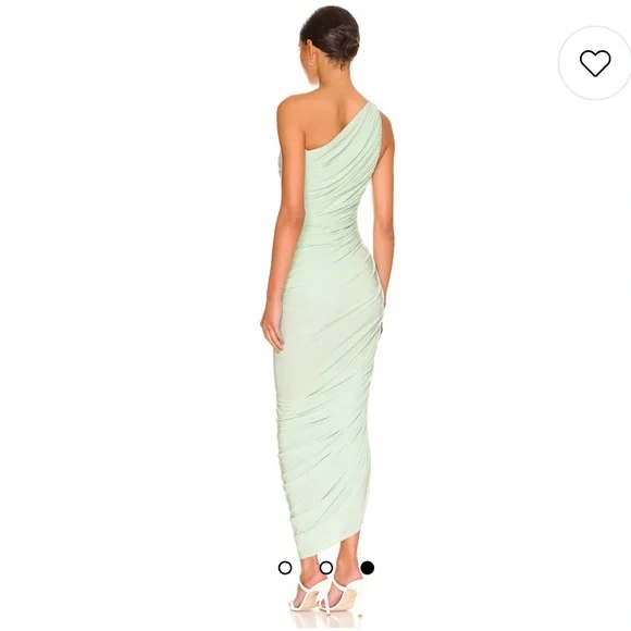 Norma Kamali Diana Midi Dress in Seafoam, NWT - Picture 3 of 7